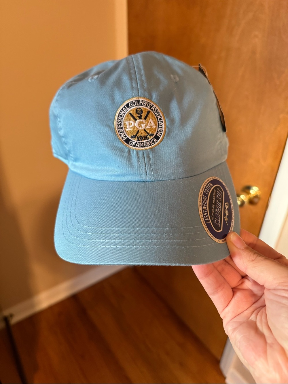 Men’s Golf - PGA Tour Light Blue Embroidered Logo Golf Hat